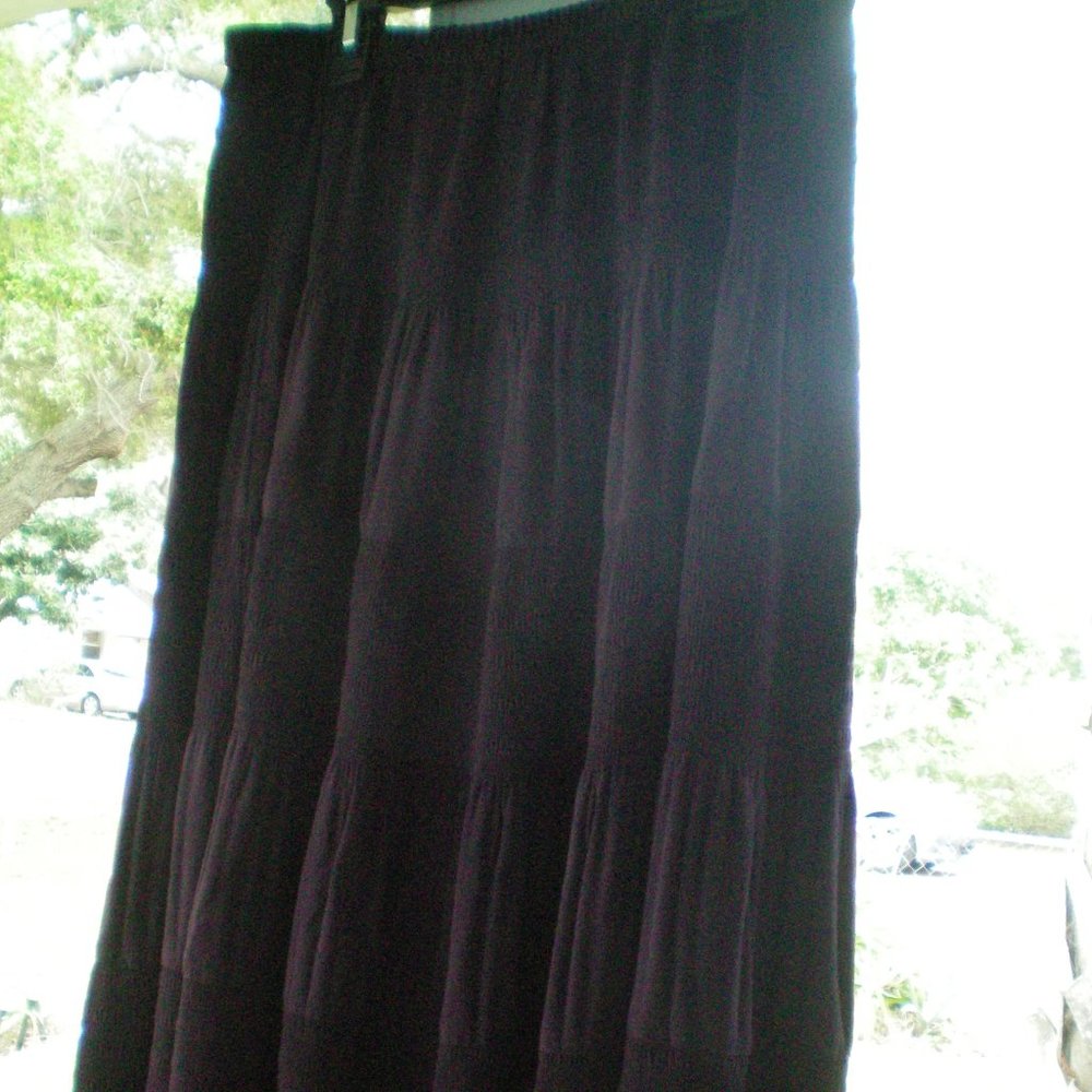 Apostrophe Women's Flare Midi Skirt Brown Elastic
